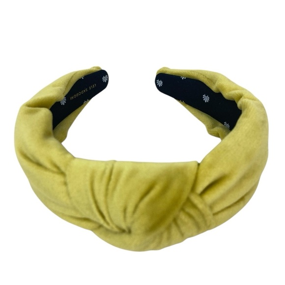 LELE SADOUGHI Velvet Knotted
Headband in Yellow - Picture 4 of 8